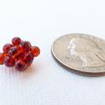 Red small Beaded Beads Lamp..