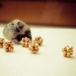 Golden Beaded Beads(6) Hand..