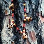 African Tribal skull neckla..