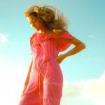 Spring fashion. Mustard ora..