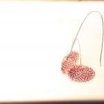 Amethyst light earrings. Pi..