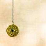 Green Olive. Bead woven rou..