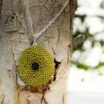 Green Olive. Bead woven rou..