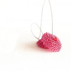 Crimson berry - sweet pink earrings. Mothers day gift idea. Spring fashion tbteam