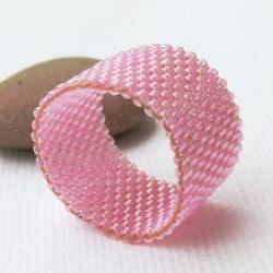 Custom Band Ring. Pink Rose.eco friendly jewelry, holiday party gift idea under 25 tbteam spteam stylistteam